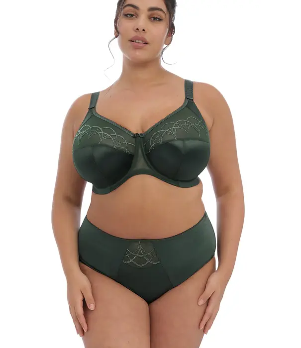 Elomi  Elomi Cate stevige beugel bh in groen met hoge zijpanden voor extra steun