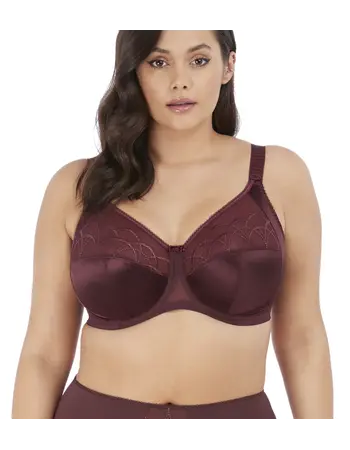 Elomi Cate stevige beugel bh – Bordeaux‑rood