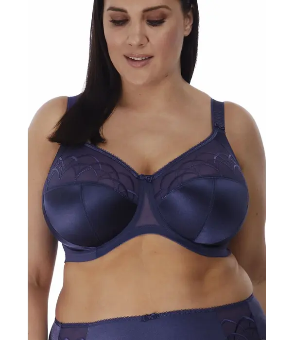Elomi  Elomi Cate stevige beugel bh in Denim blauw & Turkoois met extra zijsteun