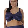 Elomi Cate stevige beugel bh in Denim blauw & Turkoois met extra zijsteun