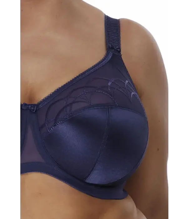 Elomi  Elomi Cate stevige beugel bh in Denim blauw & Turkoois met extra zijsteun