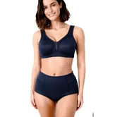 Susa Plus Cremona BH zonder beugel met naadloze cups en stevige brede onderband – twilight