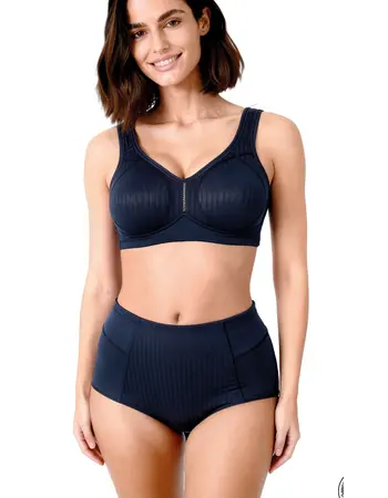 Susa Plus stevige BH zonder beugel – twilight (diep donkerblauw)