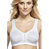 Susa Plus Cremona BH zonder beugel met naadloze cups en stevige brede onderband – wit