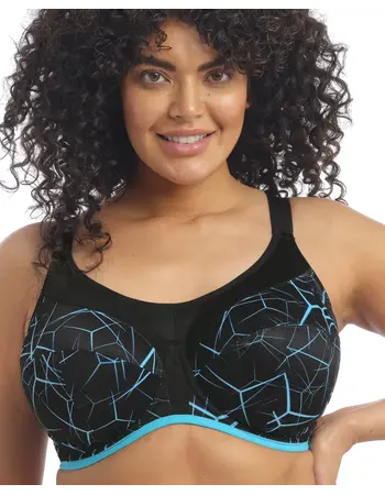 Elomi Energise sport‑bh met beugel – blue lightning