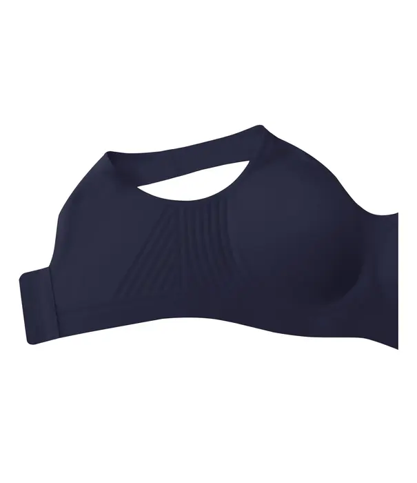 Amoena Linda naadloze prothese top zonder beugel – CuraLymph & 3D SensElast – Donkerblauw
