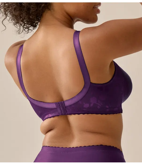 Naturana Naturana Lydia minimizer bh zonder beugel in de kleur Bietenrood