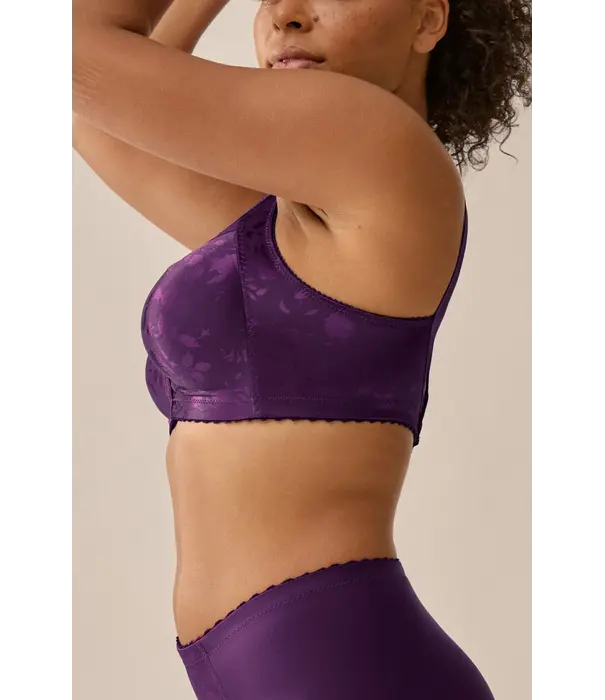 Naturana Naturana Lydia minimizer bh zonder beugel in de kleur Bietenrood