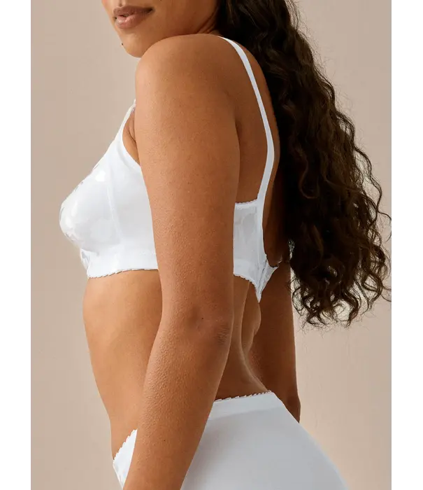 Naturana Naturana Lydia naadloze minimizer bh zonder beugel in de kleur wit