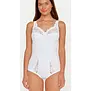Elegante Susa Latina body zonder beugel in zachte microfaser – kleur Wit (art.nr. 6538)