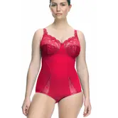 Elegante Susa Latina body zonder beugel in zachte microfaser – kleur Rood