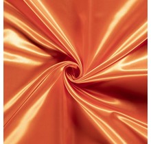Brautsatin orange 147 cm breit