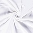 Basis Kollektion Molton Baumwollstoff deluxe Premium weiss 90 cm breit