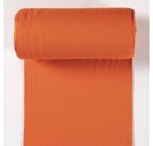 Strickbündchen glatt deluxe orange 35 cm breit