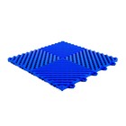 Harde PVC balkontegels - blauw - 30x30cm