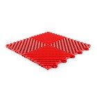 Harde PVC balkontegels -rood - 30x30cm