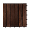Harde PVC balkontegels - Wood - Ontario- 30x30cm
