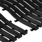 Flexi PVC tegel op rol -zwart - 60x30cm  - rol van 15 meter