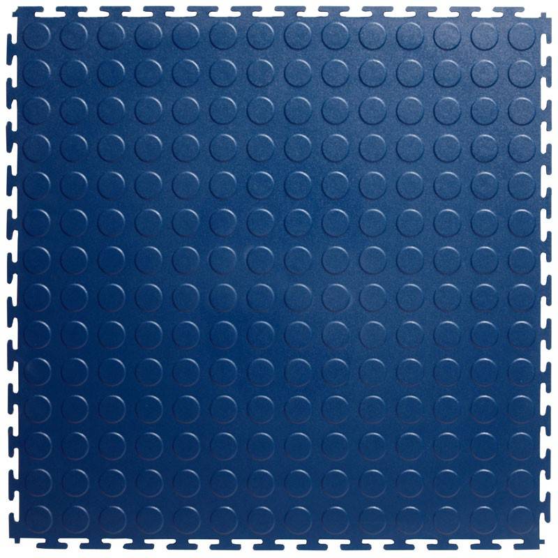 Zwaaien Let op Helm PVC kliktegel | Motief: Noppen | Kleur: Blauw | Dikte 4.5mm - FlexTec