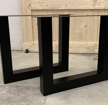 Vakstaal Stalen U poten (set van 2)