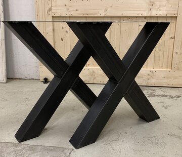 Vakstaal stalen X poten  (set van 2 kruispoten)