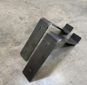 Vakstaal Plankdragers L model staal (set van 2)