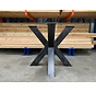 Dubbele kruispoot staal 80 x 80 cm