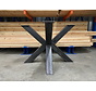 Dubbele kruispoot staal 100 x 100 cm voor ronde bladen