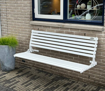 Vakstaal Gevelbank opklapbaar staal wit