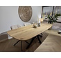 Eiken eettafel Deens ovaal