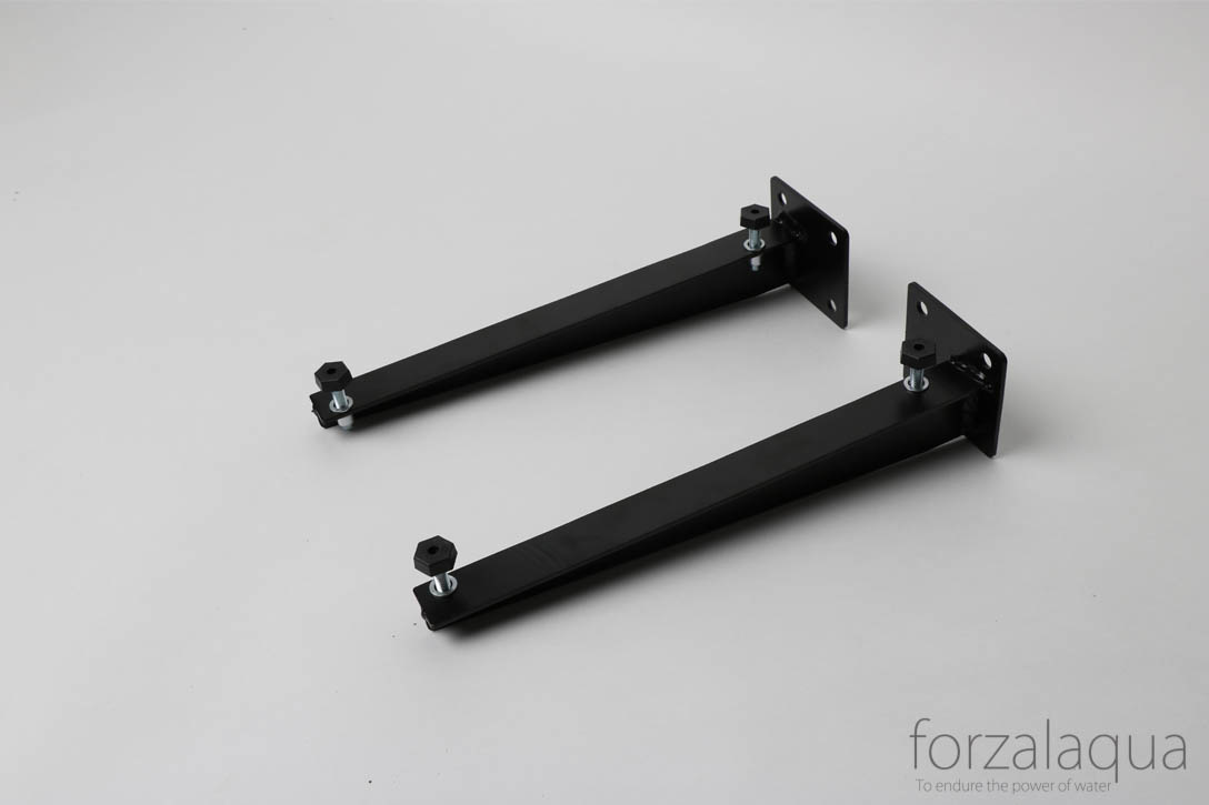 Bracket set Black powder coated, Bellezza 60 & Laguna 80