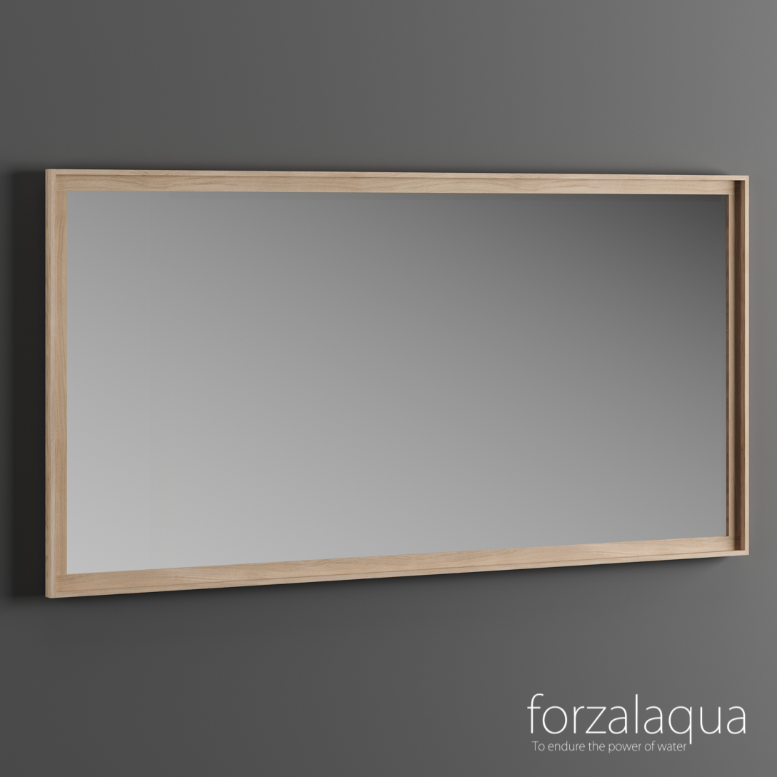 MIRROR RENO 2.0 OAK OYSTER 160X2X80CM