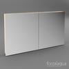 SPIEGELSCHRANK UNI EICHE OYSTER 59,5X12X68,5CM 1D