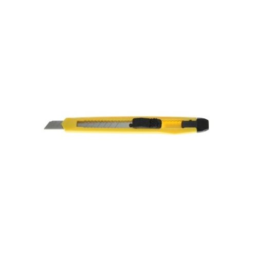 Yellow cutter knife plastic - 9mm 