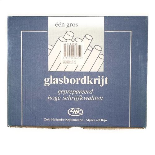 Glasbordkrijt assortiment a 144 stuks !!OP=OP!! 