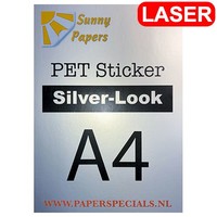 Laser - Sunny PET sticker (waterproof) - A4 – per sheet