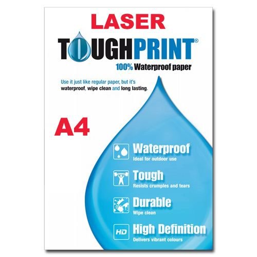 Laser - Toughprint Teslin Waterproof paper A4 - 10 sheets 