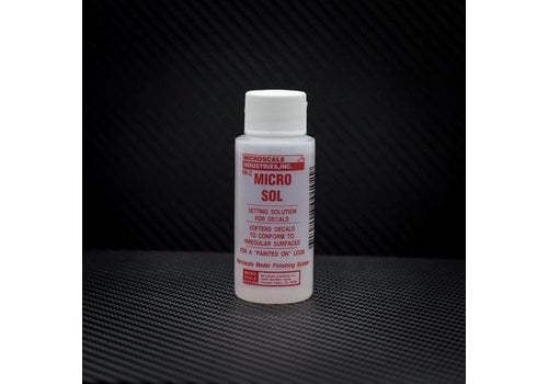 Microscale Microscale - Micro Sol decal solvent setting solution - Bottle 1oz/29.5ml