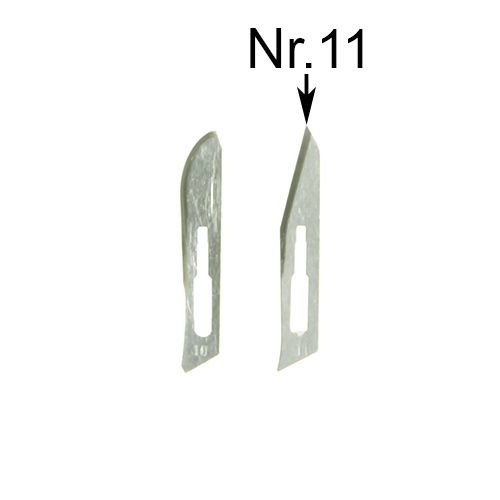 Reservemesjes nr11 voor scalpel SC3 - pakje a 5 mesjes 