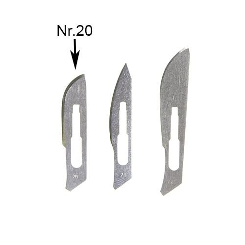 Spareblades nr20 for scalpel SC4 - pack of 5 blades 