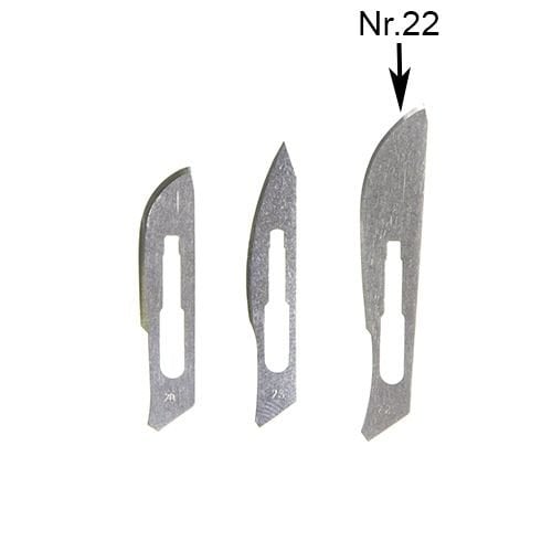 Spareblades nr22 for scalpel SC4 - pack of 5 blades 