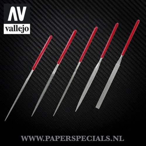 Vallejo - Diamond naald vijlen - Set van 5 