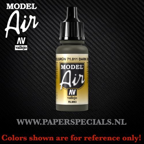 Vallejo - Model Air 17ml - 71.011 Dark Green RLM83 