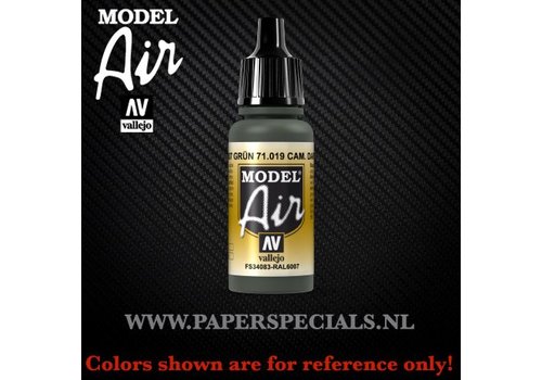 Vallejo Vallejo - Model Air 17ml - 71.019 Camouflage Dark Green