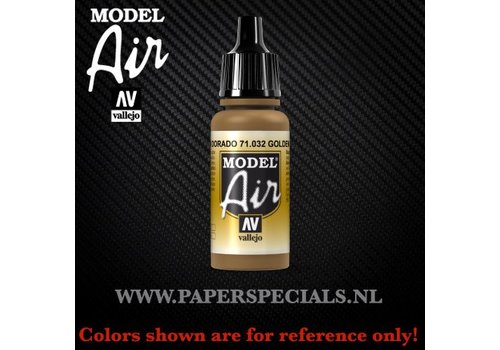 Vallejo Vallejo - Model Air 17ml - 71.032 Golden Brown