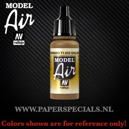 Vallejo - Model Air 17ml - 71.032 Golden Brown 