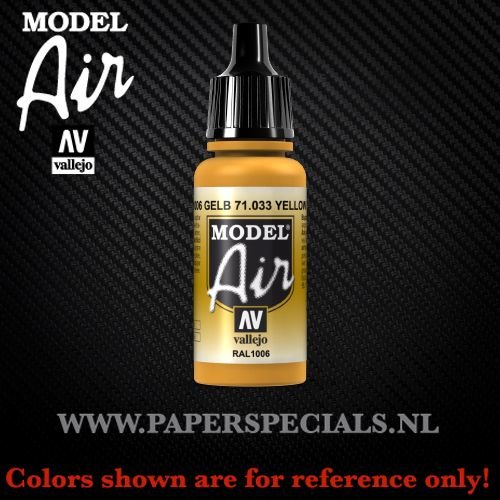 Vallejo - Model Air 17ml - 71.033 Yellow Ochre 