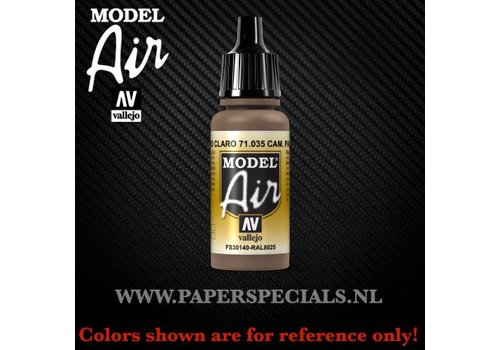 Vallejo Vallejo - Model Air 17ml - 71.035 Camouflage Pale Brown