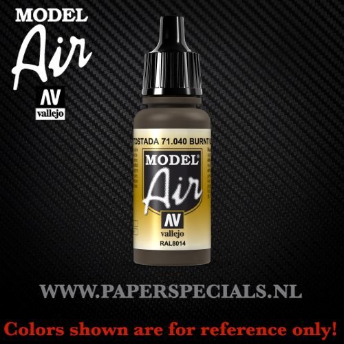 Vallejo - Model Air 17ml - 71.040 Burnt Umber 