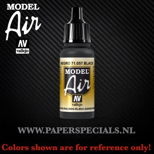 Vallejo - Model Air 17ml - 71.057 Black 